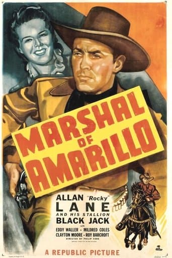 Movie poster for Marshal of Amarillo
