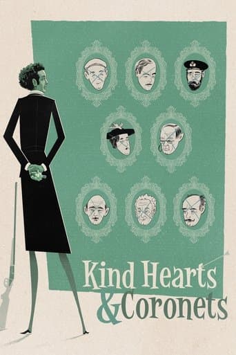 Movie poster for Kind Hearts and Coronets