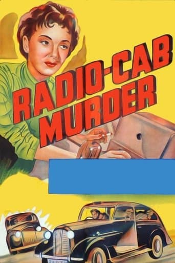 Movie poster for Radio Cab Murder