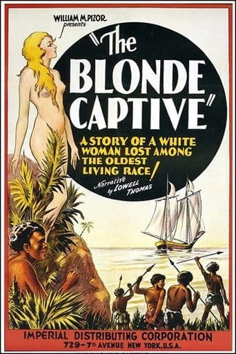 Movie poster for The Blonde Captive