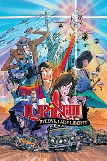Movie poster for Lupin the Third: Bye Bye, Lady Liberty