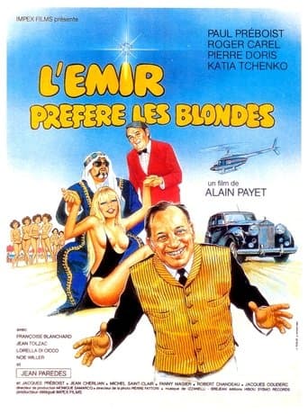 Movie poster for L'émir préfère les blondes