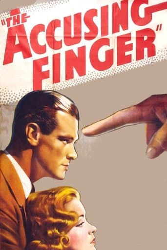 Movie poster for The Accusing Finger