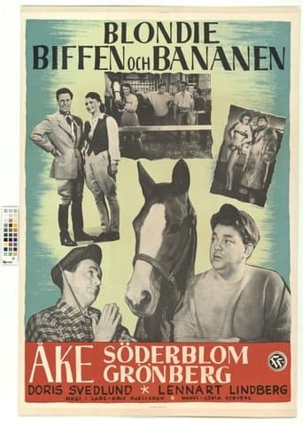 Movie poster for Blondie, Biffen och Bananen