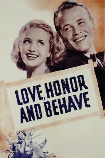 Movie poster for Love, Honor and Behave
