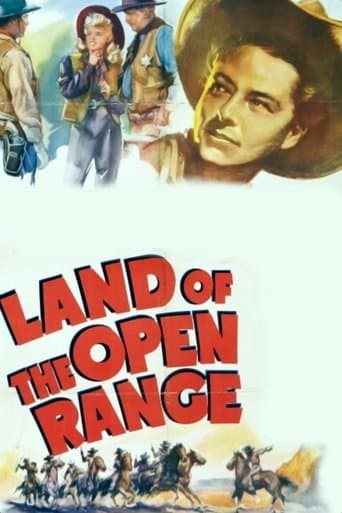 Movie poster for Land of the Open Range