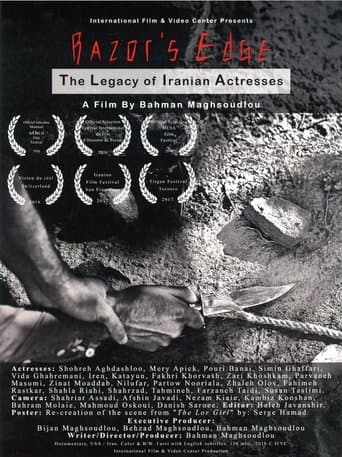 Movie poster for Razor's Edge: The Legacy of Iranian Actresses