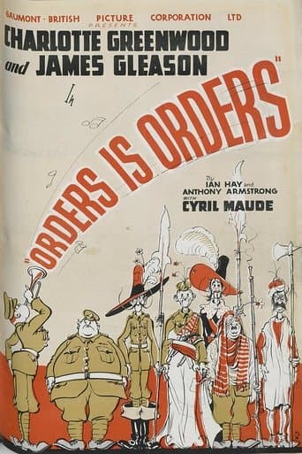 Movie poster for Orders Is Orders