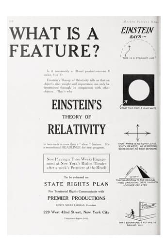 Movie poster for The Einstein Theory of Relativity