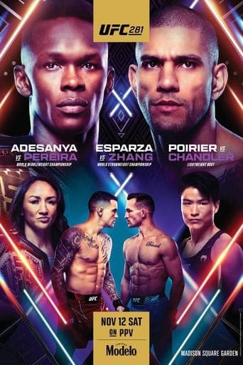 Movie poster for UFC 281: Adesanya vs. Pereira