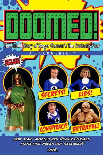 Movie poster for Doomed! The Untold Story of Roger Corman's The Fantastic Four