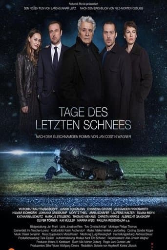 Movie poster for Tage des letzten Schnees