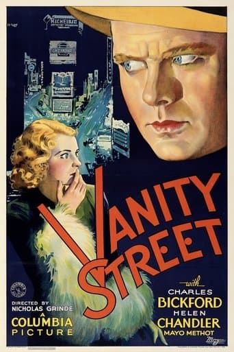 Movie poster for Vanity Street