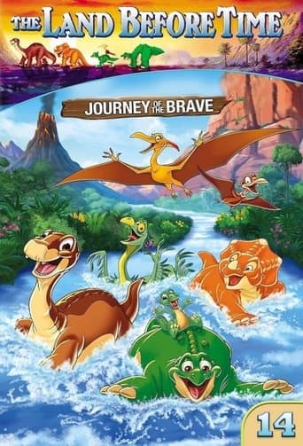Movie poster for The Land Before Time XIV: Journey of the Brave