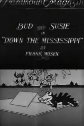 Movie poster for Bud and Susie in Down the Mississippi