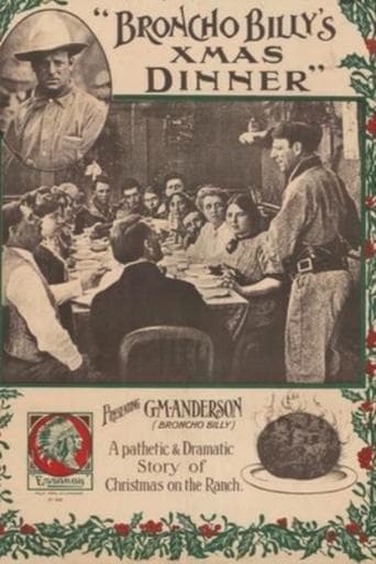 Movie poster for Broncho Billy's Christmas Dinner