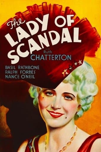 Movie poster for The Lady of Scandal