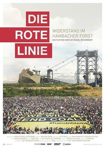 Movie poster for The Red Line - Resistance in Hambach Forest