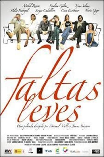 Movie poster for Faltas leves