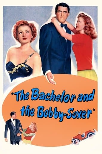 Movie poster for The Bachelor and the Bobby-Soxer