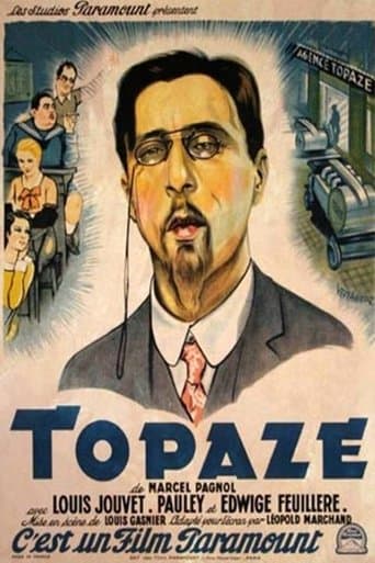 Movie poster for Topaze