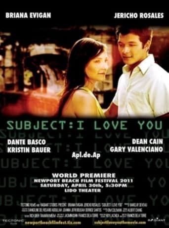 Movie poster for Subject: I Love You