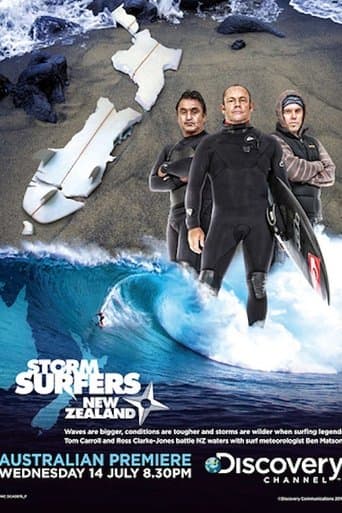 Movie poster for Storm Surfers: New Zealand