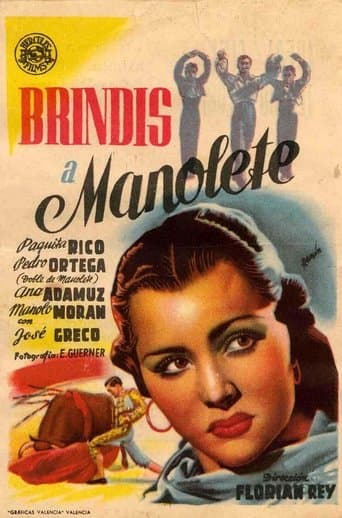 Movie poster for Brindis a Manolete