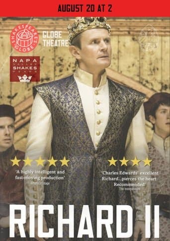 Movie poster for Richard II - Live at Shakespeare's Globe
