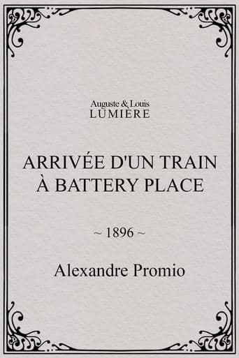 Movie poster for New York. Arrival of a Train at Battery Place