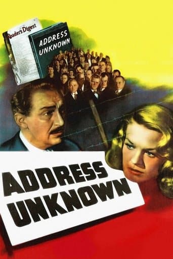 Movie poster for Address Unknown