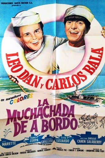 Movie poster for La muchachada de a bordo