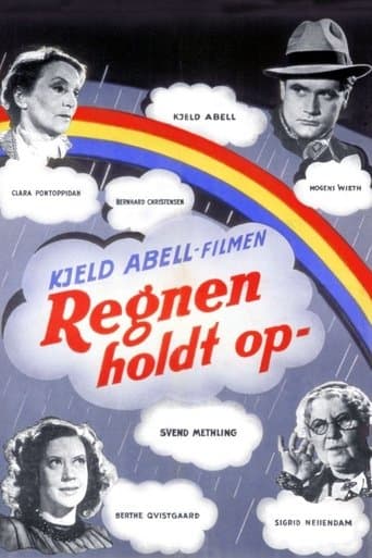 Movie poster for Regnen holdt op