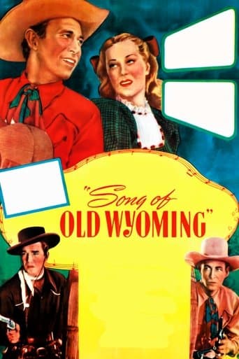 Movie poster for Song of Old Wyoming
