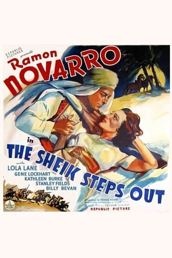 Movie poster for The Sheik Steps Out