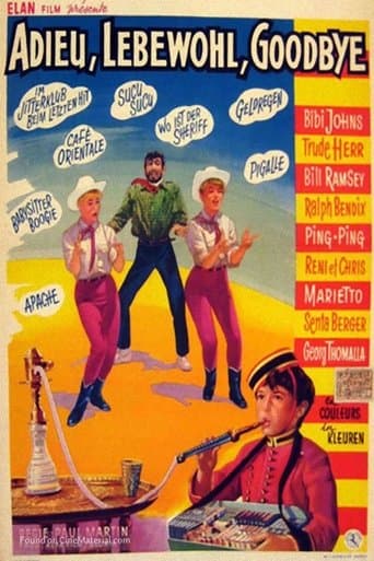 Movie poster for Adieu, Lebewohl, Goodbye