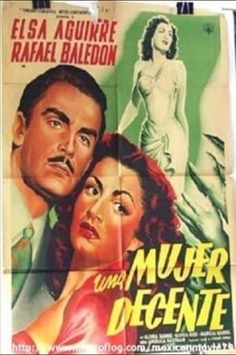 Movie poster for Una mujer decente