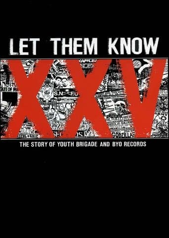 Movie poster for Let Them Know: The Story of Youth Brigade and BYO Records