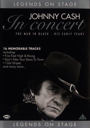 Movie poster for Johnny Cash: The Man in Black - His Early Years