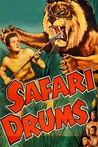 Movie poster for Safari Drums