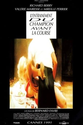 Movie poster for L'entraînement du champion avant la course