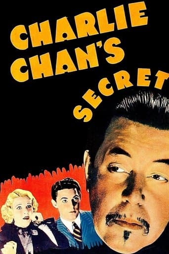 Movie poster for Charlie Chan's Secret