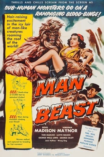 Movie poster for Man Beast