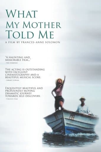 Movie poster for What My Mother Told Me