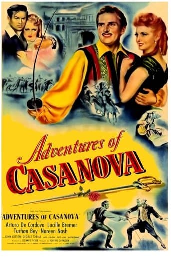 Movie poster for Adventures of Casanova
