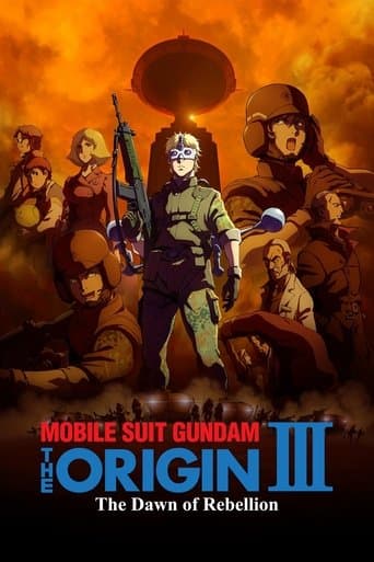 Movie poster for Mobile Suit Gundam: The Origin III - Dawn of Rebellion