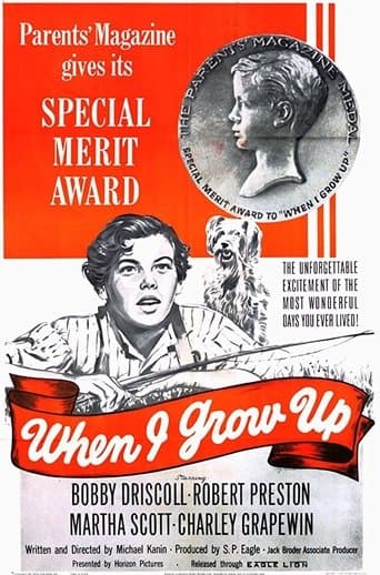 Movie poster for When I Grow Up