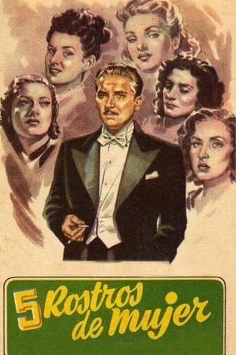 Movie poster for Cinco rostros de mujer
