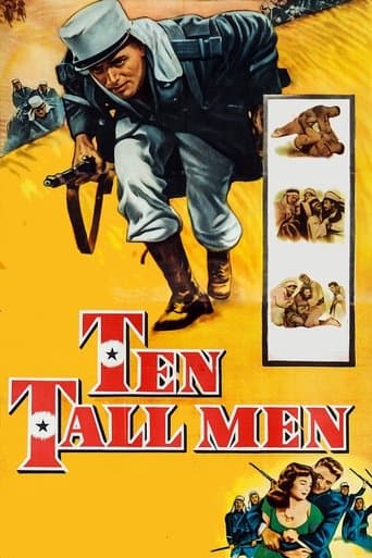 Movie poster for Ten Tall Men