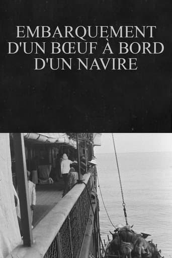 Movie poster for Embarquement d'un bœuf à bord d'un navire
